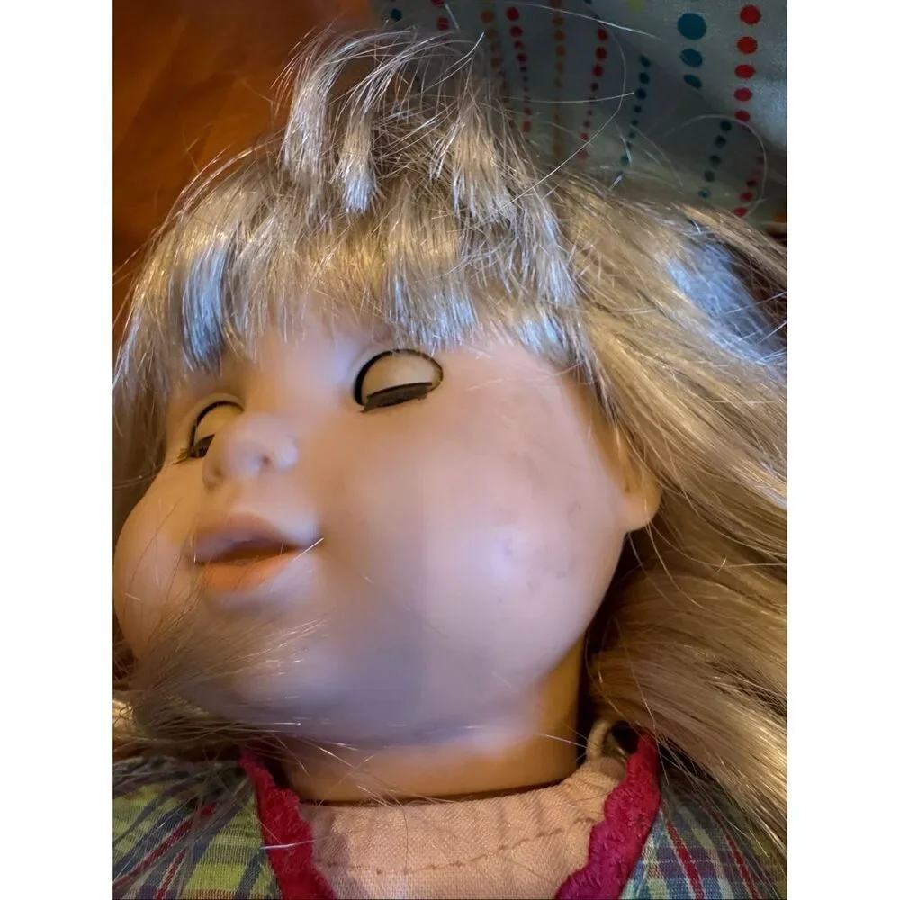 Vintage 2002 pleasant Company, American girl, doll, twin bundle with rolling cas